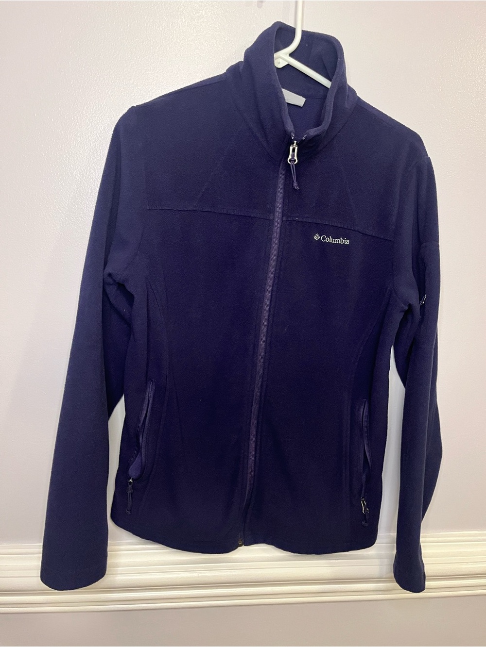 Columbia Women's Dark Navy Full-Zip Fleece Jacket